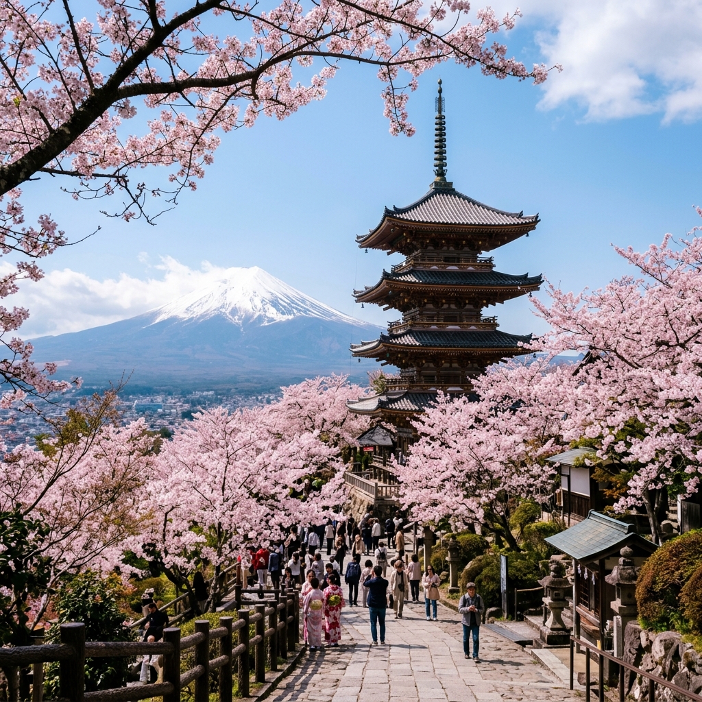 Trippy Travels - Japan Travel Experience Scenic Japan destination view for Trippy Travels curated holiday experience