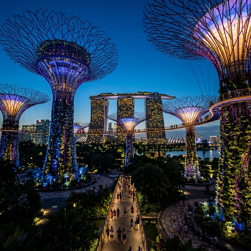 Trippy Travels - Singapore Travel Experience Scenic Singapore destination view for Trippy Travels curated holiday experience