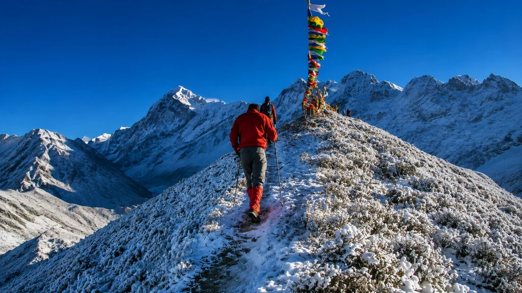Dzongri Trek trail in Yuksom, Sikkim for Trippy Travels trekking adventure itinerary