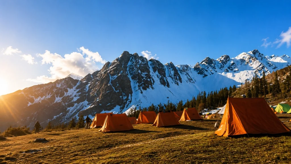 Sar Pass Trek trail in Kasol, Himachal Pradesh for Trippy Travels trekking adventure itinerary